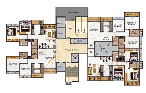 Tharwani Vedant Empire Kalyan